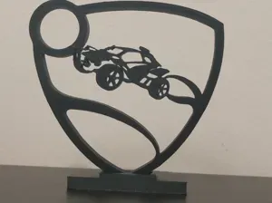 Rocket League Logo with Stand