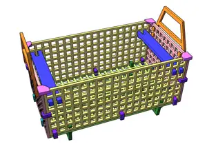 Modular IPA washing basket for resin printing
