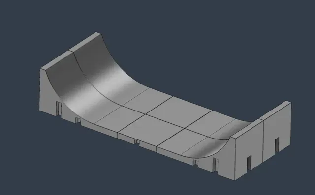 Fingerboard Half Pipe / Mini Ramp - Modular — Image 3 of 5