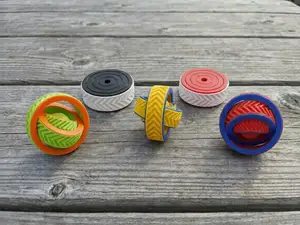 Gyro Fidget Spinner (4 Nested Rings) v2