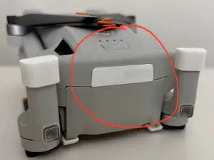 DJI Mini 3/4 Drone USB-C Port & MicroSD Card Cover