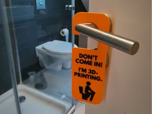 Funny Bathroom Door Sign