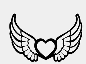 VIDRIERA-ALAS CORAZON