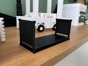 Shipping Container Flat 20' pied port maquette