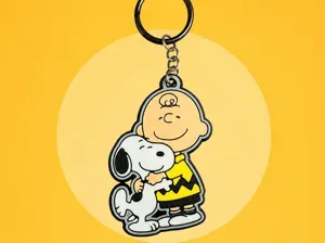 Charlie Brown & Snoopy keychain