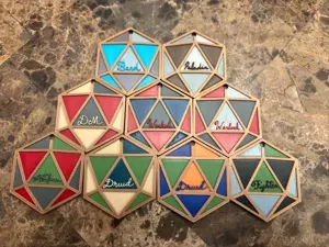 DnD Character Keychains