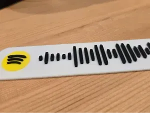Rickroll Spotify Code Bookmark – Never Gonna Give