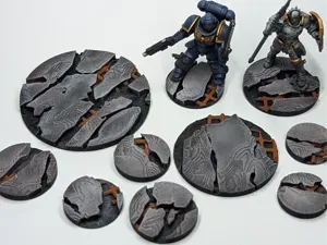 City Ruin Base Topper | many sizes |Grimdark DnD