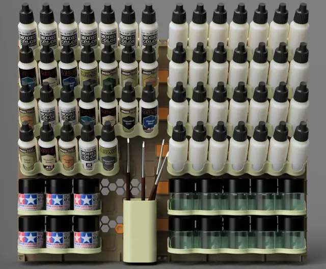 Upgraded Modular Paint Rack/Shelf — Image 4 of 15