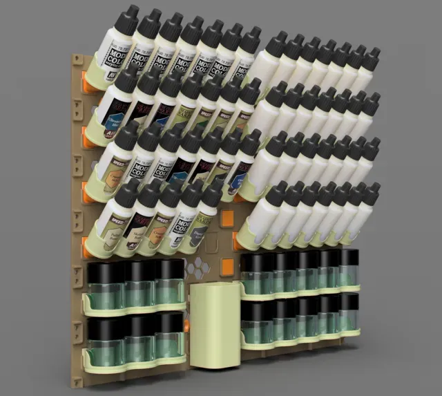 Upgraded Modular Paint Rack/Shelf — Image 8 of 15