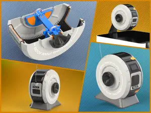 Retracting Spool Holder Pro (+SPiNE for P1/X1/H2)