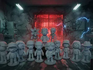 Stranger Things Knitted Figures