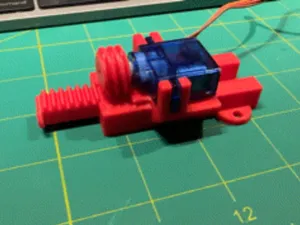 WormRack. Servo Rack Gear Linear Actuator