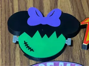 Minnie Frankenstein's Monster Bag Strap Charm