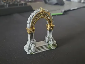 Fantasy archway stone portal - Tabletop miniature