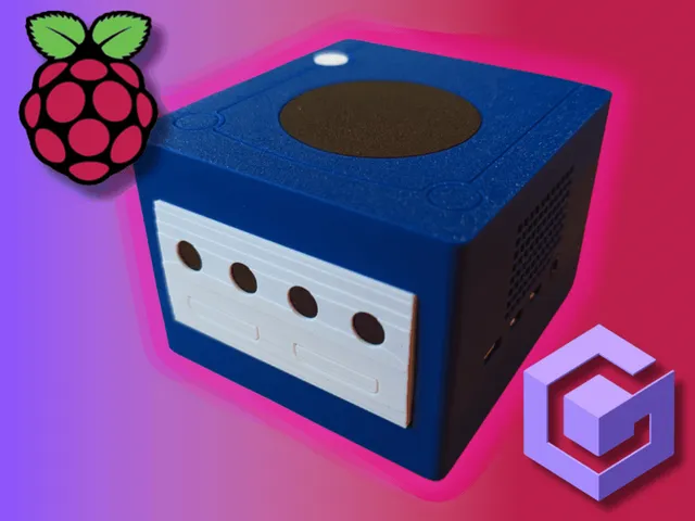 Raspberry Pi 4 Nintendo GameCube Inspired Case