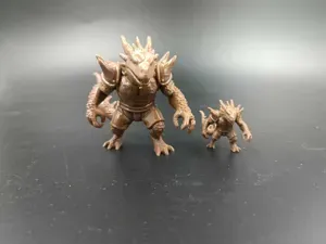 Dragonborn Warrior Miniature v2 - RPG - DND- TTRPG