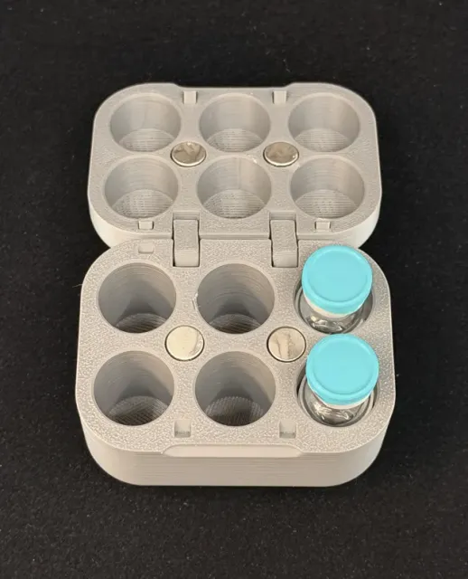 Vial Container Box w/Print-In-Place Hinged Lid 3ML — Фото 6 из 6