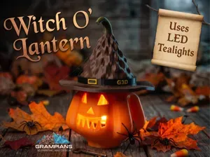 Halloween Witch O' Lantern – Spooky LED Lantern