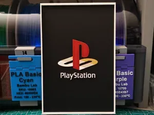 PlayStation Logo Poster - Hueforge Art