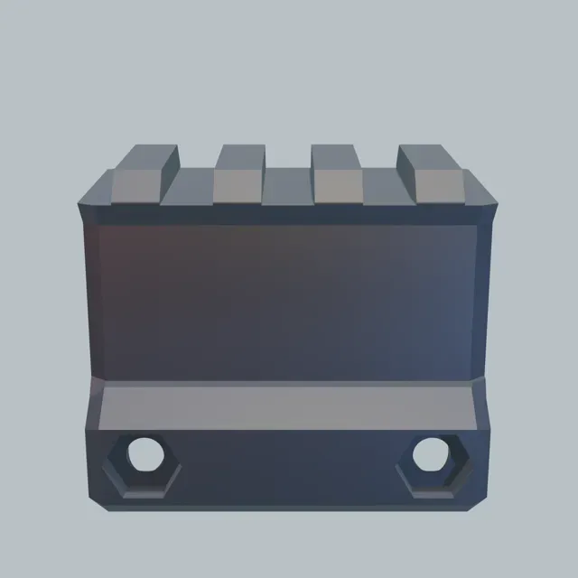 Airsoft Picatinny Red dot Riser — Image 7 of 8