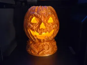 Halloween Jack-O-Lantern Pumpkin LED Lamp
