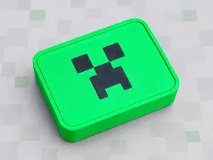 Creeper Minecraft Card Box – Sliding Lid