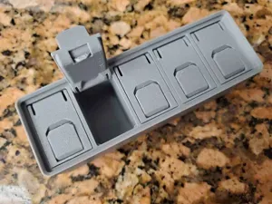 Gridfinity 1x3 Bins with Latching Lids v1.0