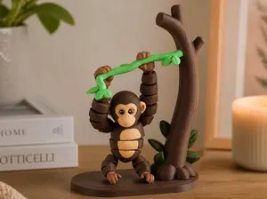 Monkey Swing Flexi Toy - Articulated Figurine