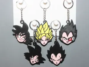 Porte clé Drangon Ball Z lot de 5