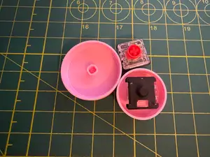 Leverless Controller Buttons for Choc v2 Switches