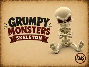 Grumpy Skeleton