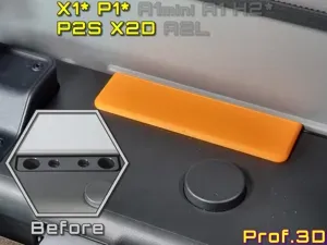 Build Chamber Holes Cover ⧸ Easy Print And Fit