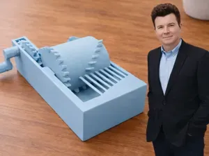 "Rick-roll (never gonne give you up)" music box