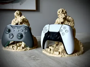 Special Ops Soldier Game Controller Stand-xbox/ps5