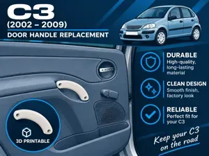Citroën C3 Door Handle Replacement (2002–2009)