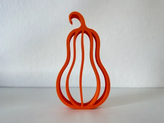 Herbst Halloween Kürbis Butternut