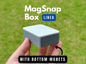 MagSnap Box Linea - 50x75mm with Bottom Magnets