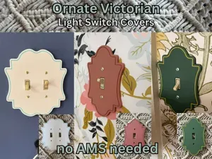 Ornate Victorian-Style Light Switch Cover