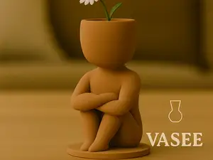 Woman Face Planter – Elegant Room Display