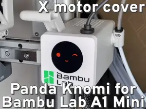 Panda Knomi for Bambu Lab A1 Mini X motor cover