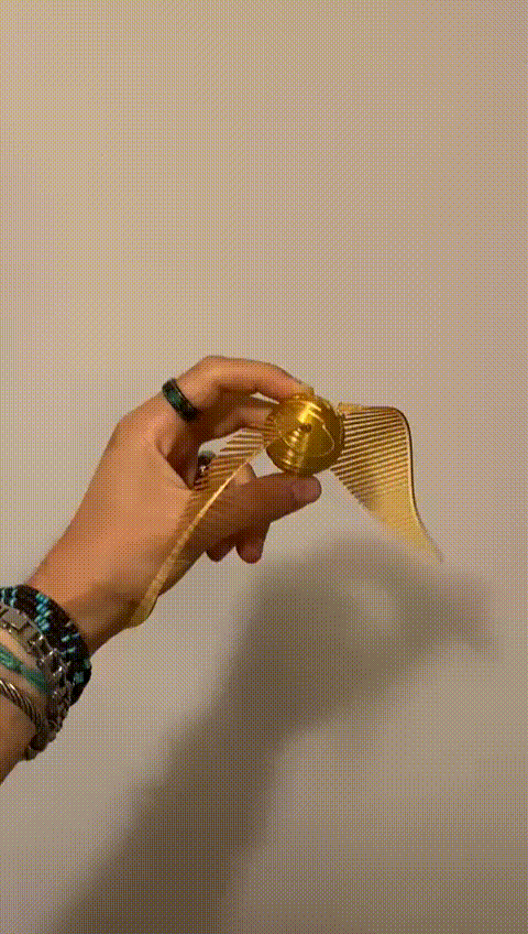 Golden Snitch with flexible wings