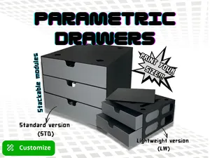 Parametric Drawers Module V1 -- V2 Now out!