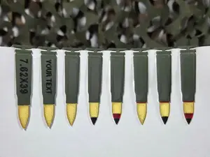 7.62 x 39 Ammo Bullet Paperclip Bookmark
