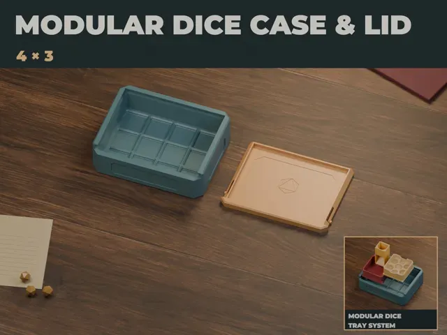 Modular Dice Case & Lid - Medium — Фото 5 из 9