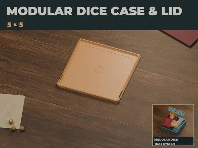 Modular Dice Case & Lid - Medium — Фото 6 из 9