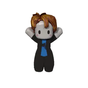 Mini Bacon Hair de Roblox Figura 3D coleccionable
