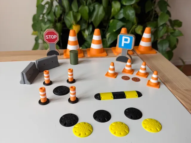 Traffic road properties - set