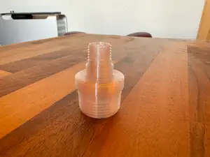 3/4 inch (6.35 mm) to 1/4 inch (19 mm) adapter