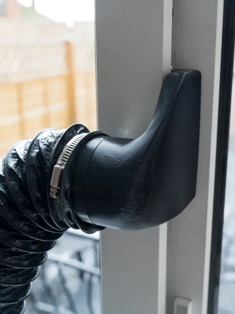 Exhaust Duct Adaptor for Locked Window (75mm) — Фото 6 из 10